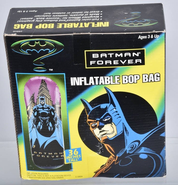 BATMAN  1995 INFLATABLE BOP BAG SEALED IN BOX (1 of 3)