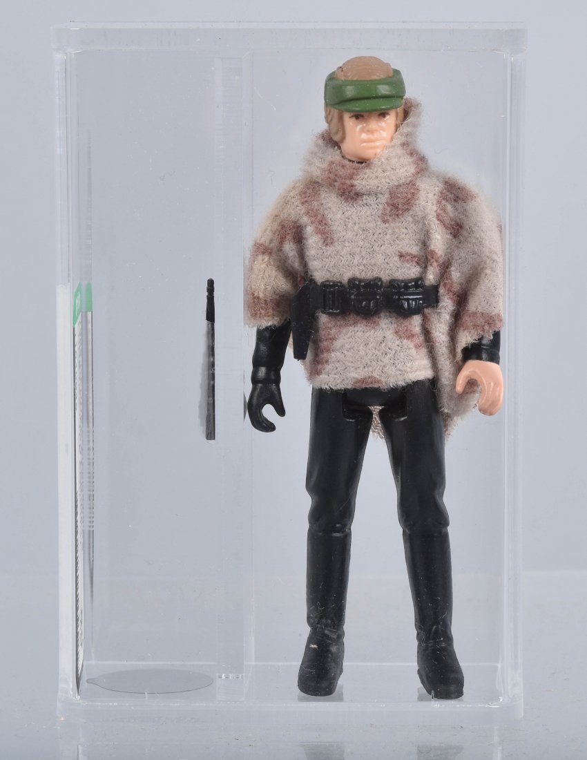 1985 AFA GRADED STAR WARS LUKE (BATTLE PONCHO): AFA GRADED 80