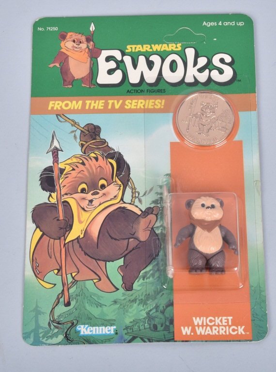 1985 STAR WARS EWOKS WICKET W. WARRICK MOC (1 of 4)