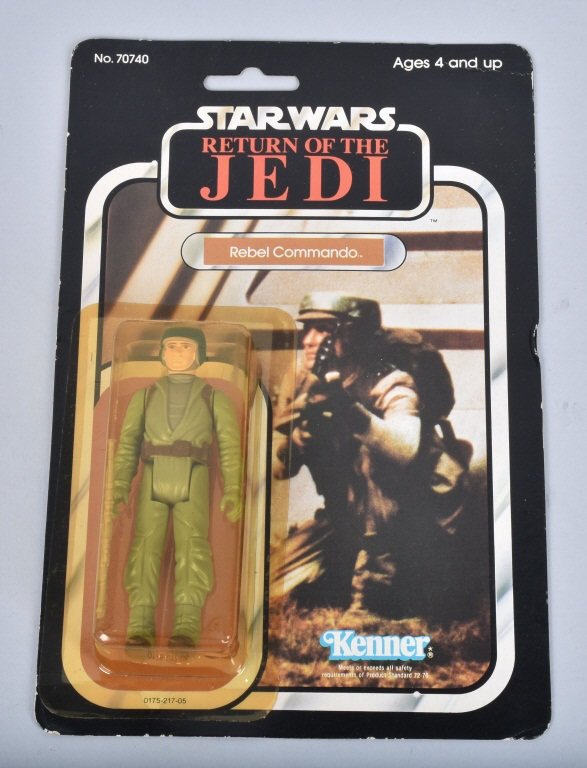 1983 STAR WARS ROTJ 77-A REBEL COMMANDO MOC* (1 of 4)