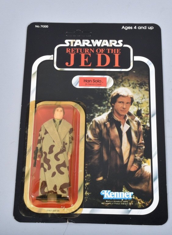 1983 STAR WARS ROTJ 77-A HAN SOLO TRENCH MOC* (1 of 4)