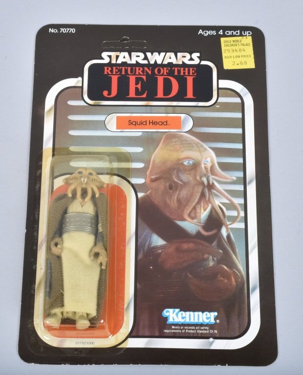 1983 STAR WARS ROTJ 65-A SQUID HEAD MOC (1 of 4)