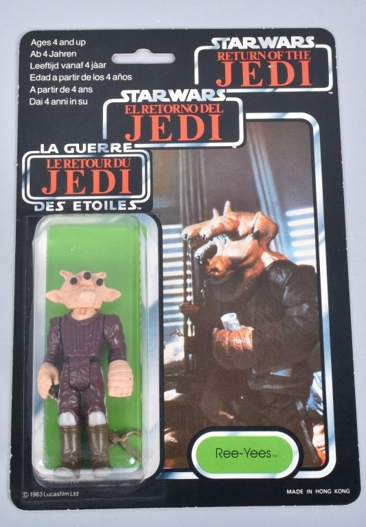 STAR WARS ROTJ TRI-LOGO REE-YEES MOC (1 of 4)