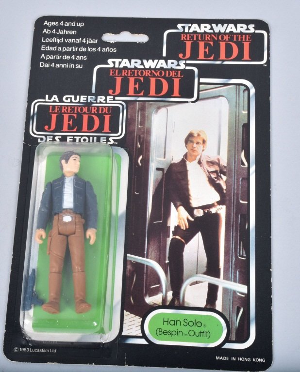 STAR WARS ROTJ TRI-LOGO HAN SOLO (BESPIN) MOC* (1 of 4)