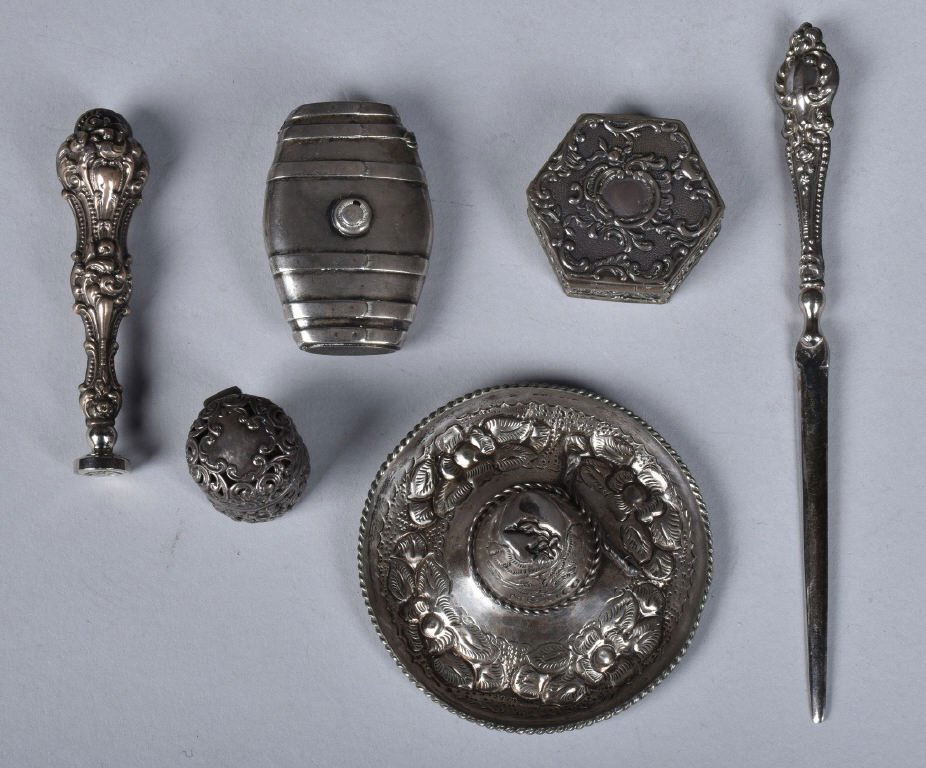 Lot of 6 SILVER ITEMS, STERLING & MORE (1 of 5)