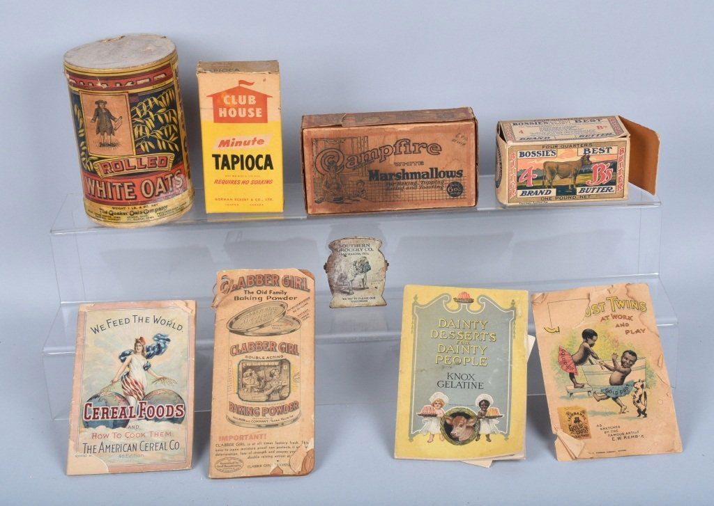 Lot of 4 ADVERTISING CONTAINERS & MORE, VINTAGE (1 of 5)