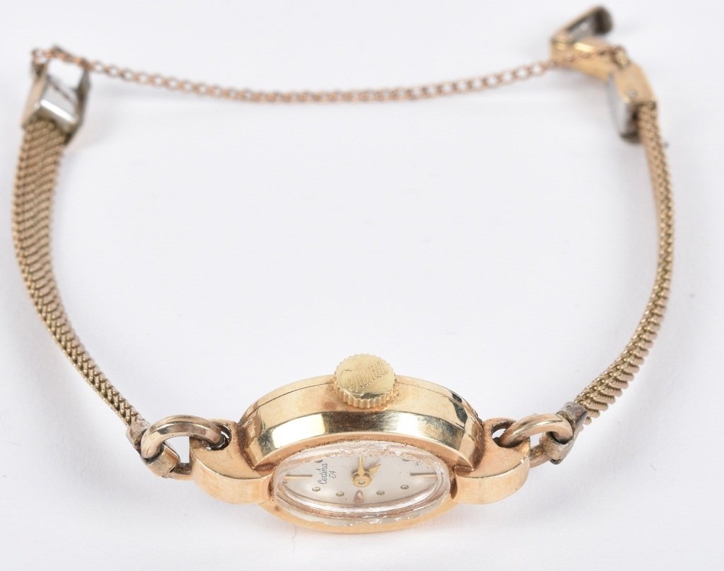 14kt GOLD WOMANS CERTINA WRIST WATCH (1 of 3)