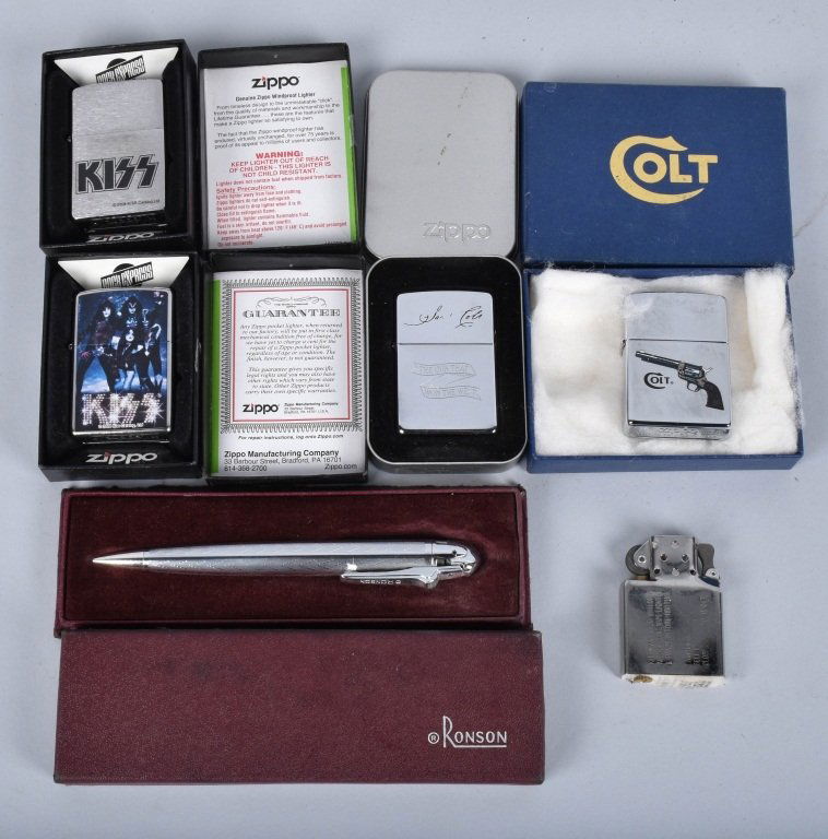 LOT OF BOXED ZIPPO LIGHTERS (1 of 4)