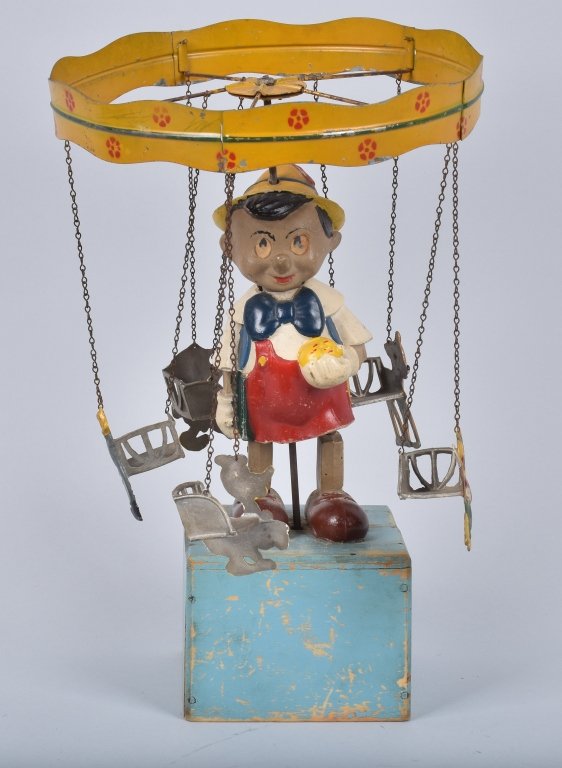 1950s Jouets Creation PINOCCHIO CAROUSEL (1 of 10)