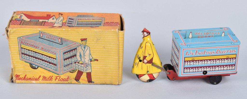 Boxed Mechanical Milk Float by Welsotoys (1 of 8)