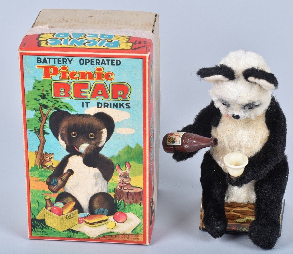 Alps Battery Operated Picnic Bear w/ BOX (1 of 7)