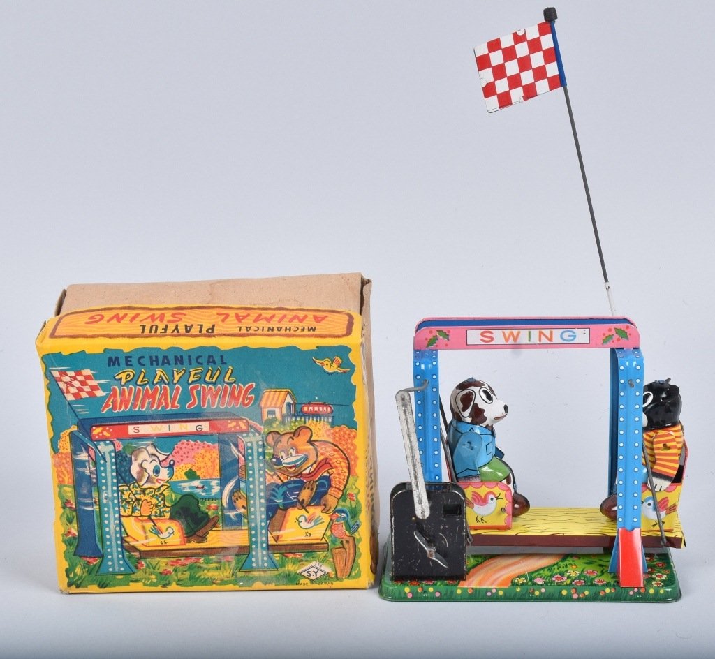 Boxed Mechanical Playful Animal Swing (1 of 7)