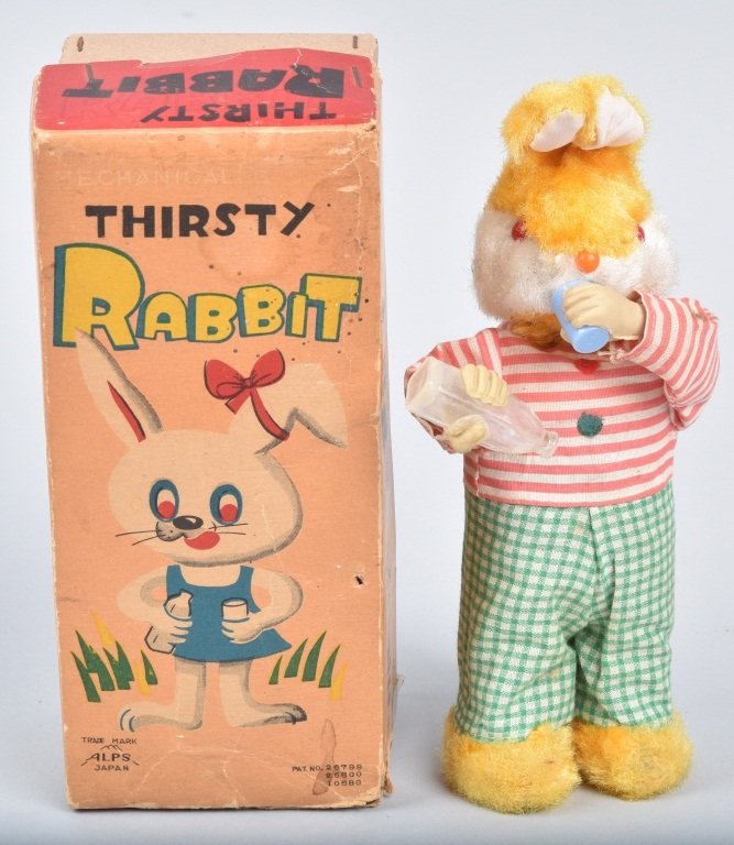 ALPS Windup THIRSTY RABBIT w/BOX (1 of 4)