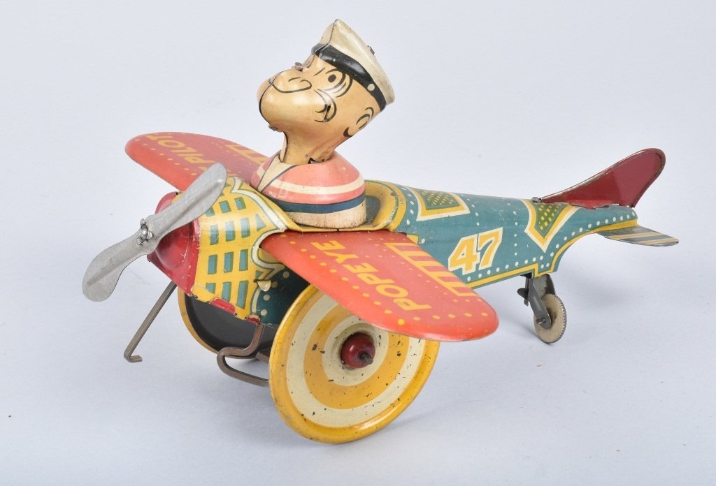 MARX Tin Windup POPEYE THE PILOT Early Version (1 of 6)