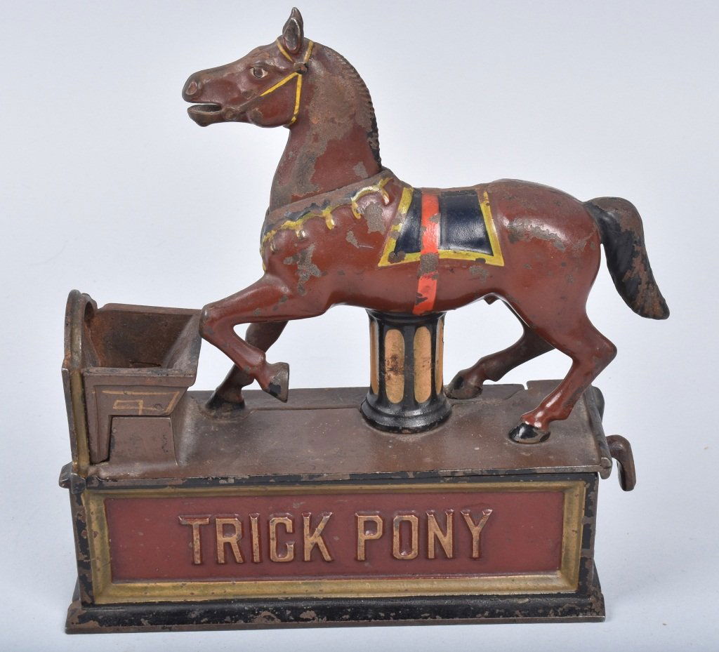 SHEPARD HARDWARE TRICK PONY MECHANICAL BANK (1 of 6)