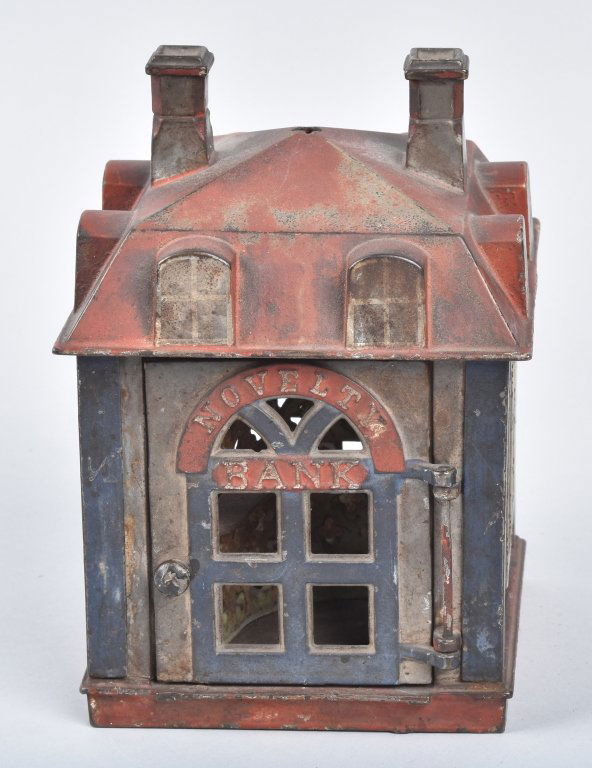 J&E STEVENS NOVELTY MECHANICAL BANK (1 of 6)