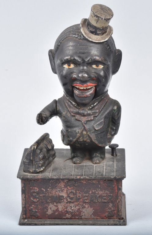 SHEPARD STUMP SPEAKER MECHANICAL BANK (1 of 6)