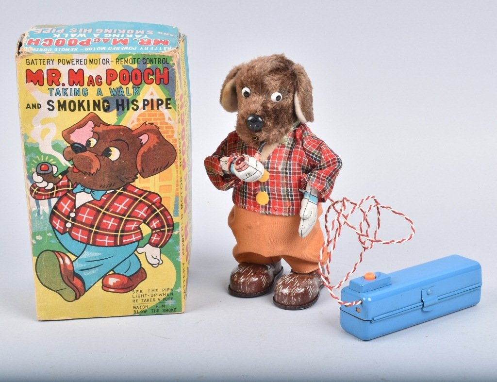 JAPAN Battery Op MR MacPOOCH SMOKING PIPE w/BOX (1 of 5)