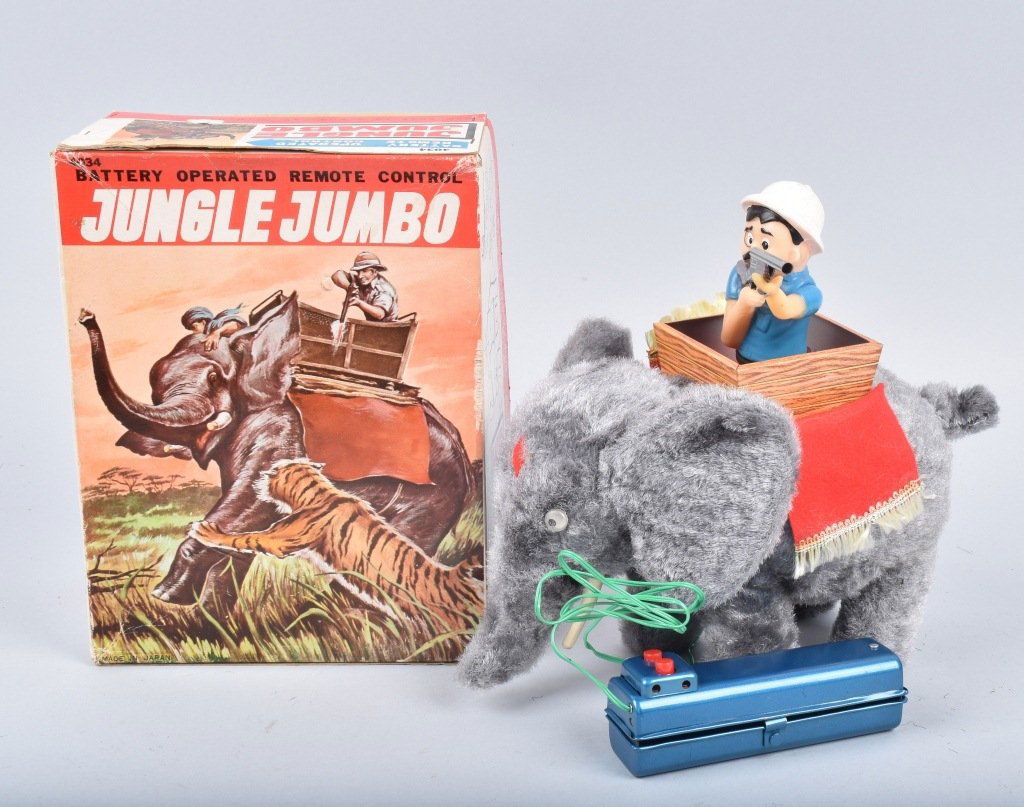 JAPAN Battery Op JUNGLE JUMBO w/ BOX (1 of 6)