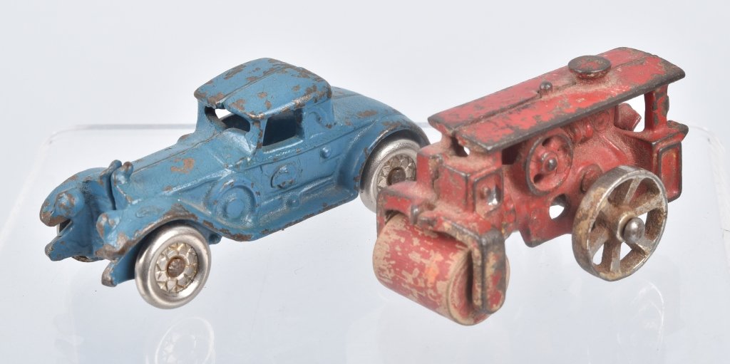 AC WILLIAMS Cast Iron ROADSTER & ROAD ROLLER (1 of 7)