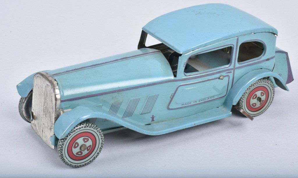 WELLS Tin Windup COUPE w/ DRIVER (1 of 4)