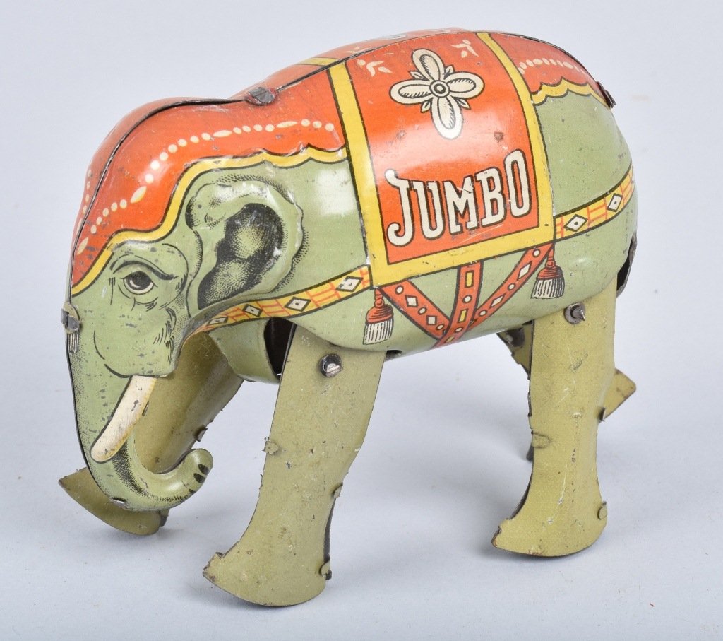 US ZONE GERMANY Tin Windup JUMBO ELEPHANT (1 of 3)