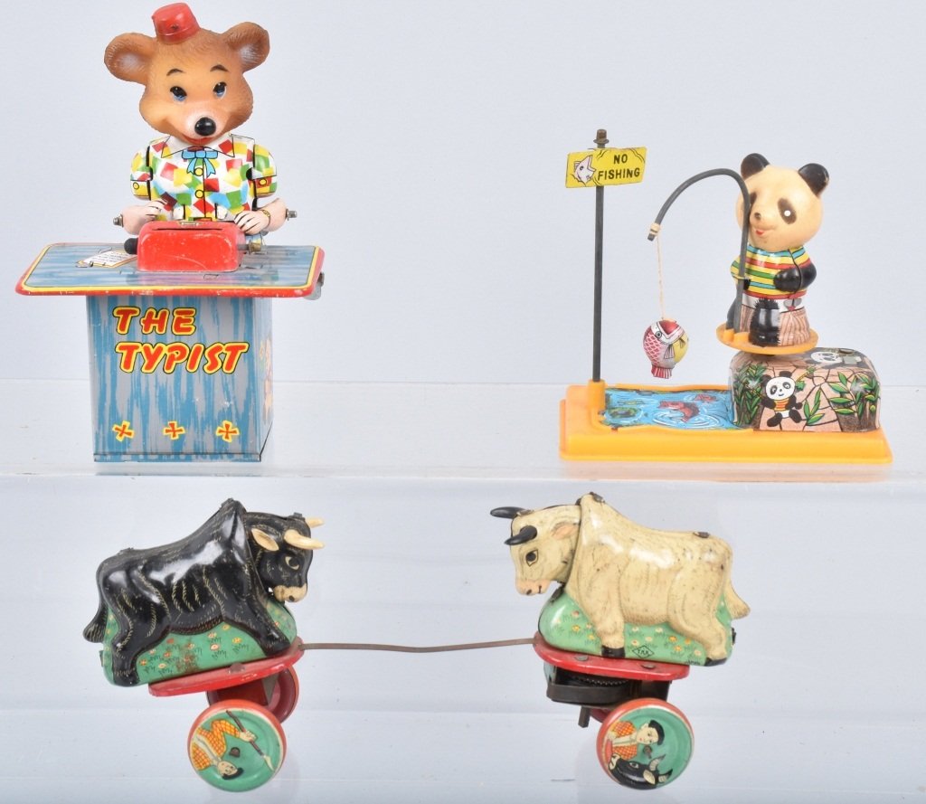 2 JAPAN Tin Windup ANIMALS (1 of 4)