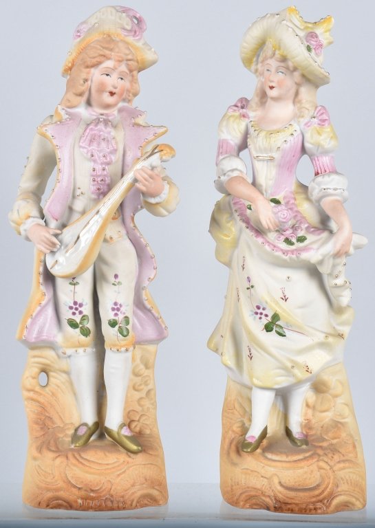 FERN JAPAN BISQUE FIGURE SET, VINTAGE (1 of 4)