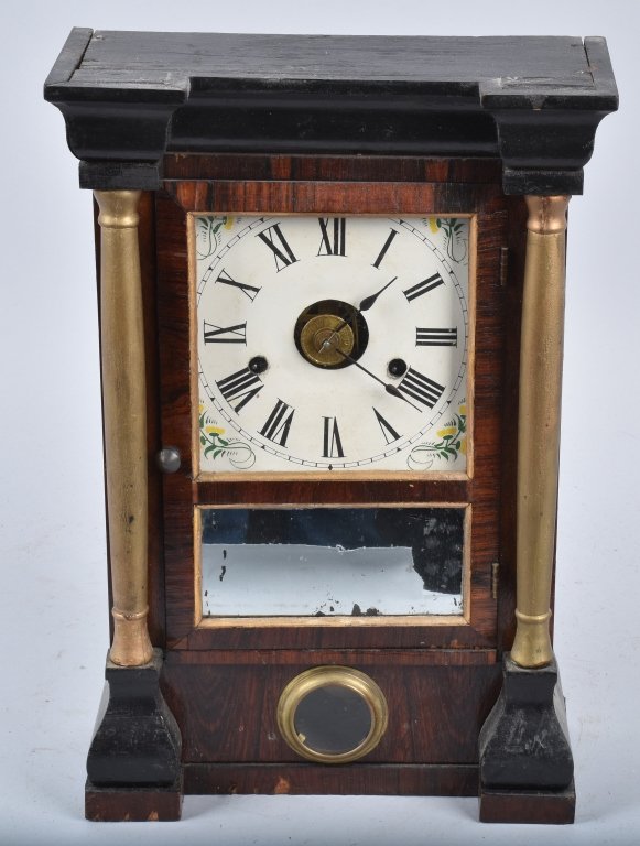 ANTIQUE SETH THOMAS SHELF CLOCK with ALARM