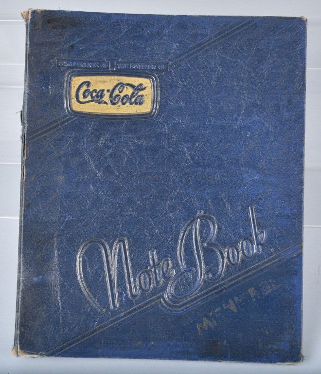 1941 COCA COLA NOTE BOOK COVER (1 of 3)