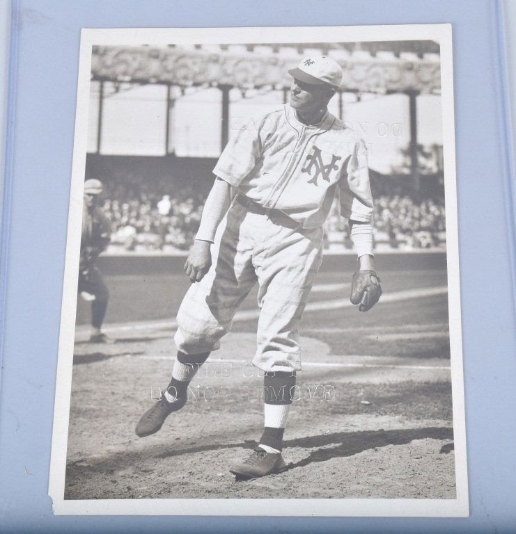 3- ORIGINAL BASEBALL PHOTES w/ BABE RUTH & MORE (1 of 4)