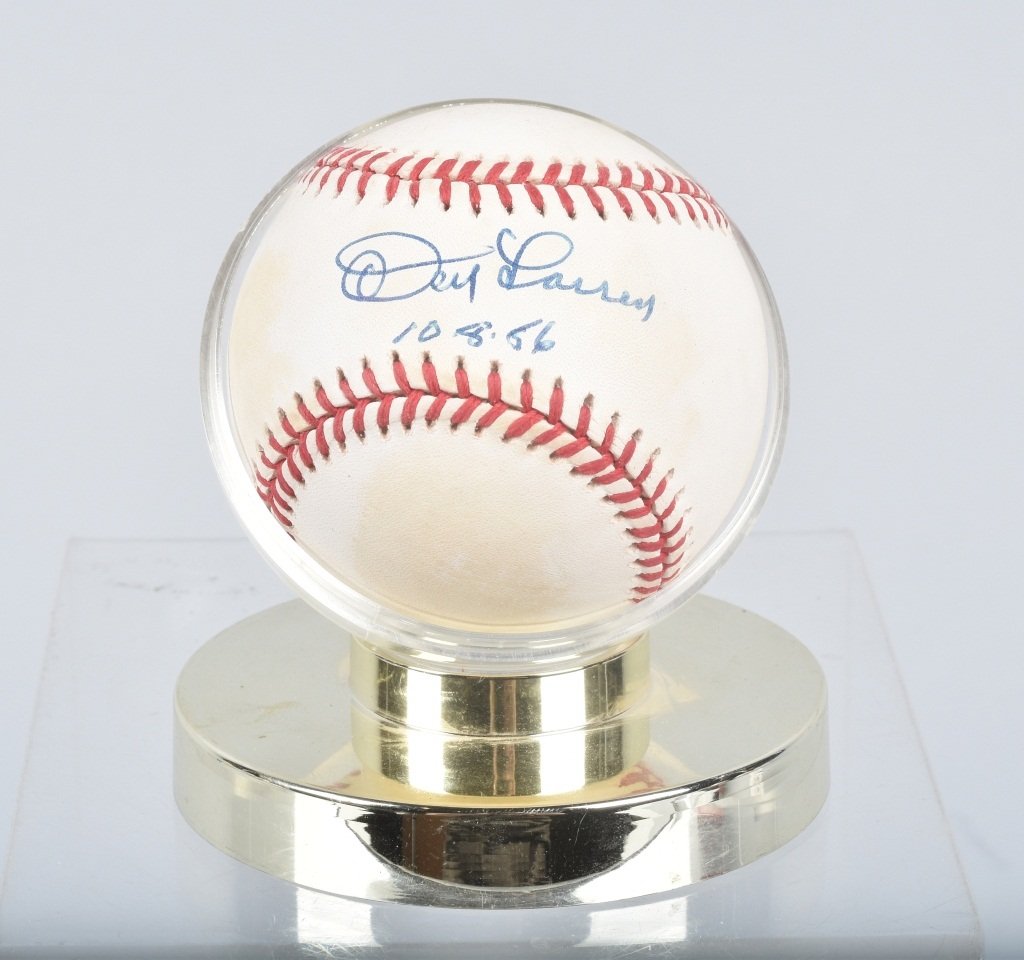 DON LARSON AUTOGRAPHED BASEBALL (1 of 2)