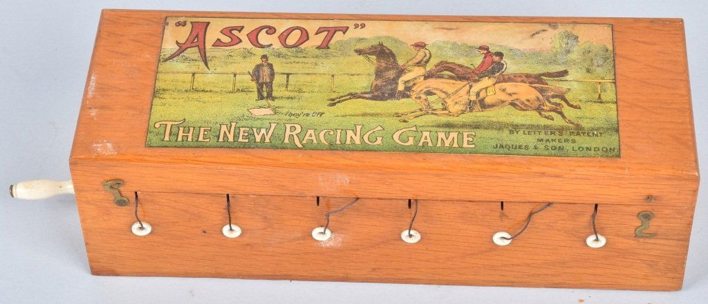 Jaques & Son MECHANICAL HORSE RACE GAME (1 of 6)