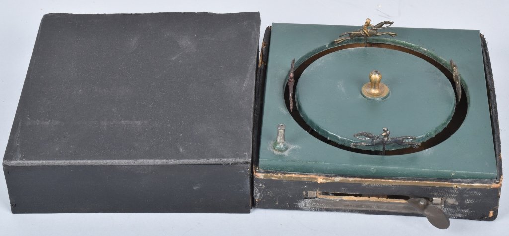 FRENCH MECHANICAL HORSE RACE GAME (1 of 4)