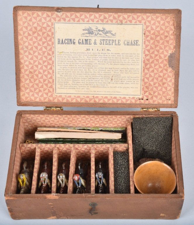 RACING GAME & STEEPLE CHASE w/ BOX (1 of 4)