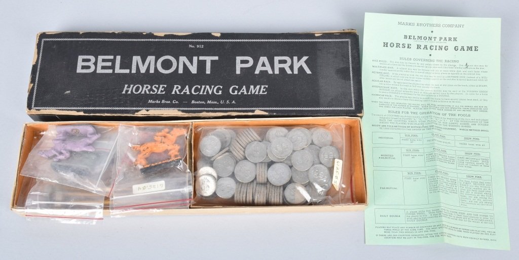 BELMONT PARK HORSE RACING GAME w/ BOX (1 of 3)