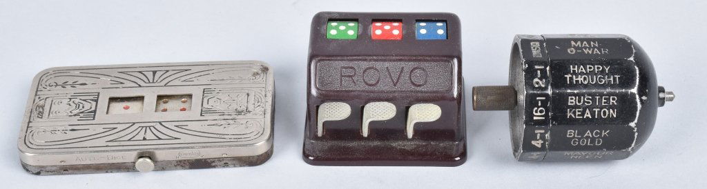 Lot of 3 EARLY HAND HELD GAMBLING DEVICES (1 of 7)