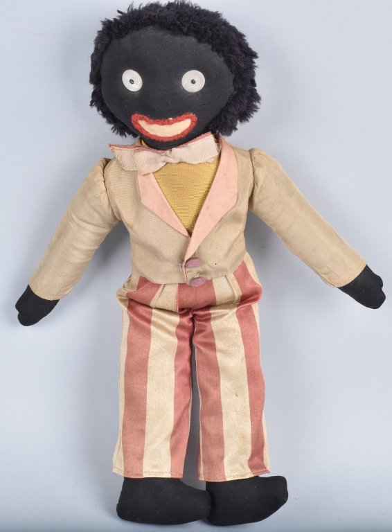 Early ENGLISH GOLLYWOG STUFFED FIGURE (1 of 4)