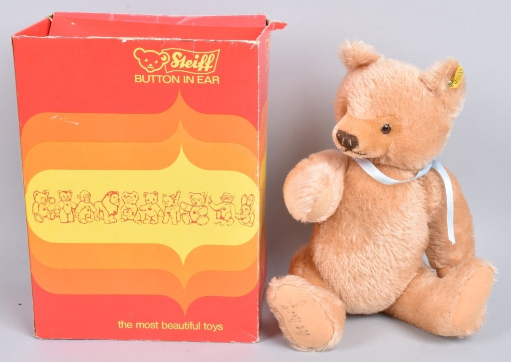 STEIFF 14" ORIGINAL TEDDY BEAR 0201/36 (1 of 5)