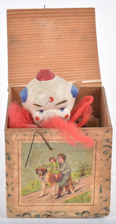 Early CLOWN JACK IN THE BOX (1 of 4)