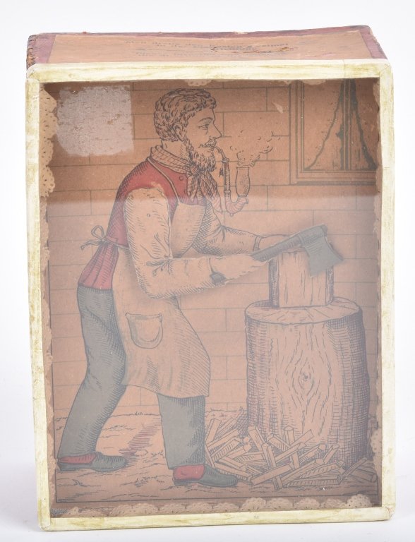 Early GERMAN SAND TOY WOOD CHOPPER (1 of 5)