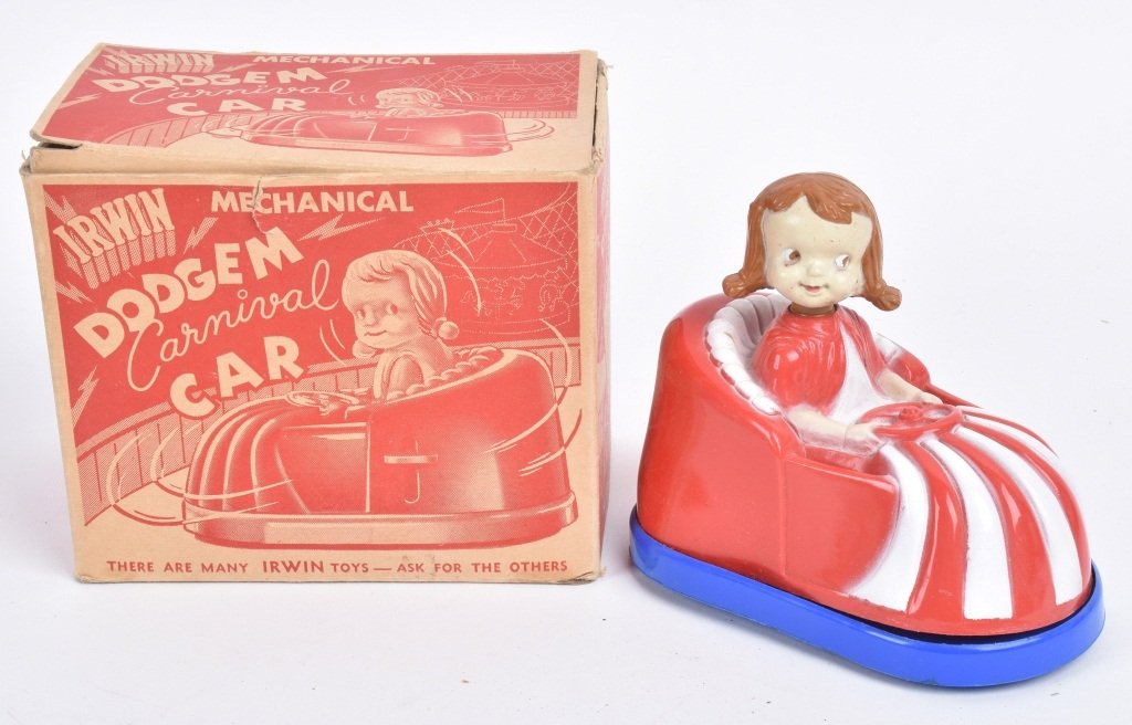 IRWIN Windup DODGE M CARNIVAL CAR w/BOX (1 of 5)