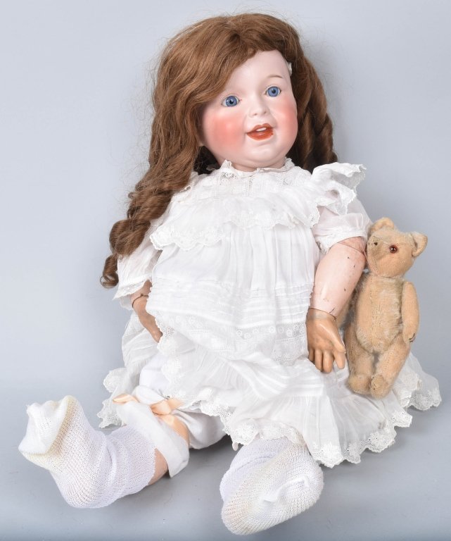 23" BISQUE HEAD DOLL (1 of 4)