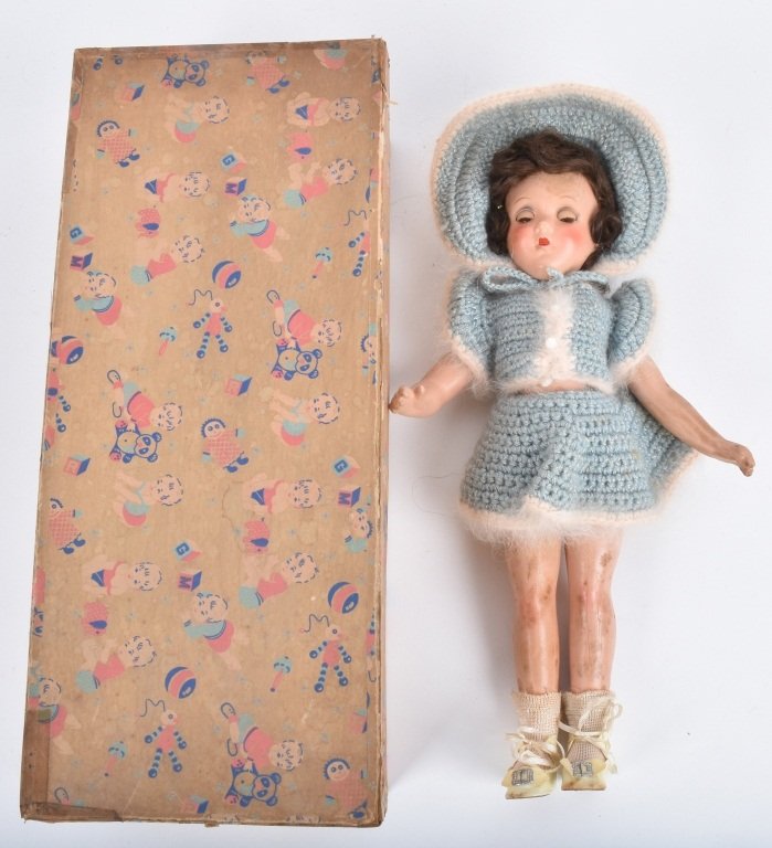 MARY HOYER DOLL MAYREE NO. 755, BOXED (1 of 5)