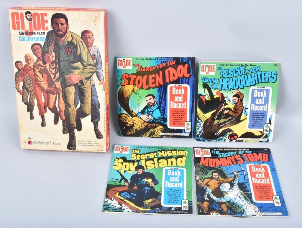 4- 1973 GI JOE BOOK AND RECORDS & MORE (1 of 3)