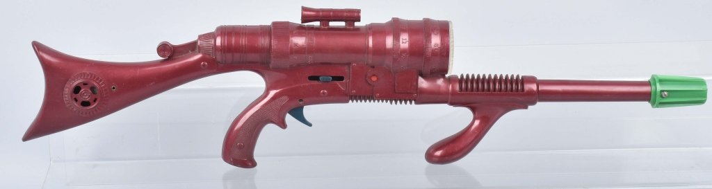 MARX CAPTAIN SPACE SOLAR SCOUT RIFLE: Excellent Marx Space Gun. All original and complete. No breaks. 26 1/2" Excellent