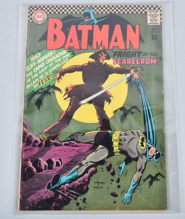 DC BATMAN #189 KEY 1st app. Scarecrow FN-VF (1 of 2)