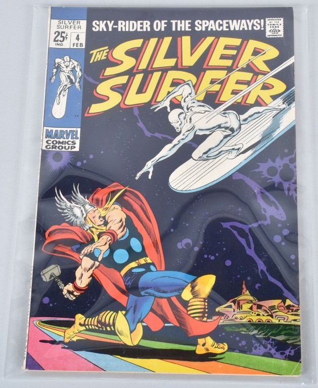 MARVEL SILVER SURFER #4 Low Distribution VF+ (1 of 2)
