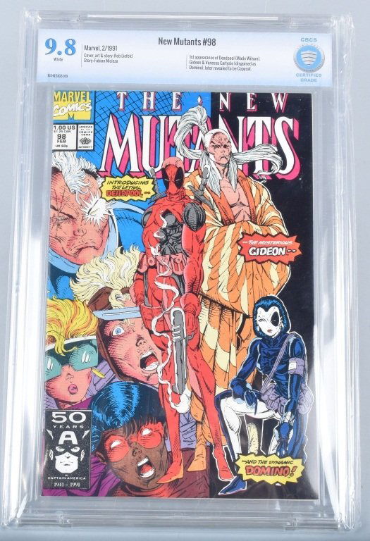 NEW MUTANTS #98 CBCS GRADED 9.8 KEY (1 of 3)