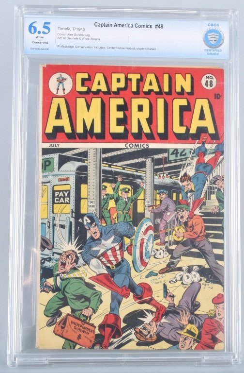 MARVEL/TIMELY CAPTAIN AMERICA #48 CBCS 6.5 (1 of 3)